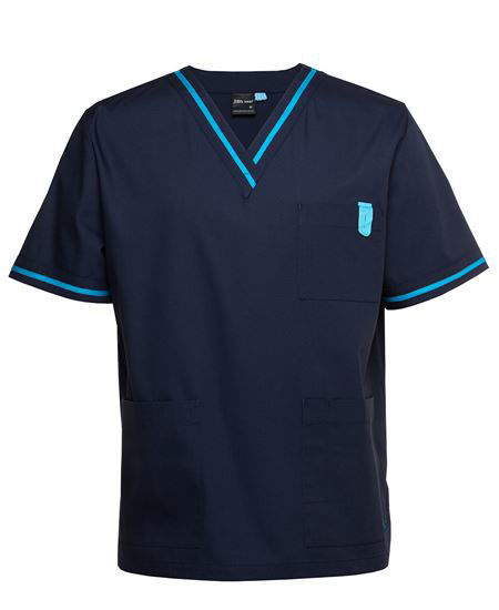 Picture of JB's wear Contrast Scrubs Top 4SCT