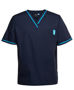 Picture of JB's wear Contrast Scrubs Top 4SCT