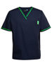 Picture of JB's wear Contrast Scrubs Top 4SCT