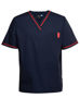 Picture of JB's wear Contrast Scrubs Top 4SCT