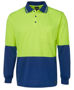 Picture of JB's wear Hi Vis Long Sleeve Trad Polo 6HVPL