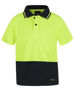 Picture of JB's wear Hi Vis Non Cuff Trad Polo 6HVNC