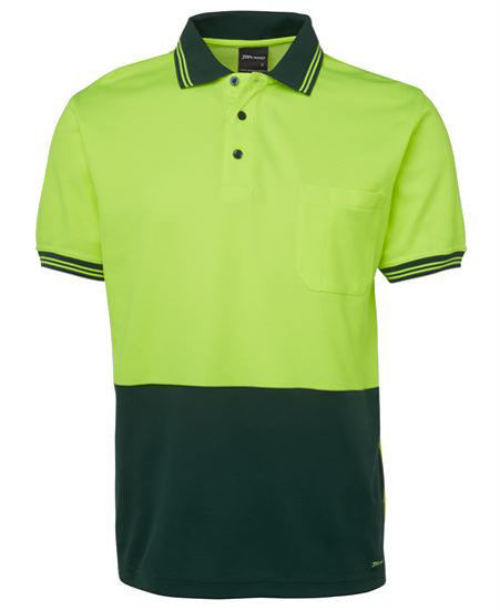 Picture of JB's wear Hi Vis Short Sleeve Cotton Back Polo 6HPS