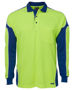 Picture of JB's wear Hi Vis Long Sleeve Arm Panel Polo 6AP4L