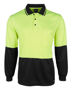 Picture of JB's wear Hi Vis Long Sleeve Jaquard Knit Polo 6HJNL