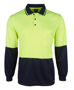 Picture of JB's wear Hi Vis Long Sleeve Jaquard Knit Polo 6HJNL