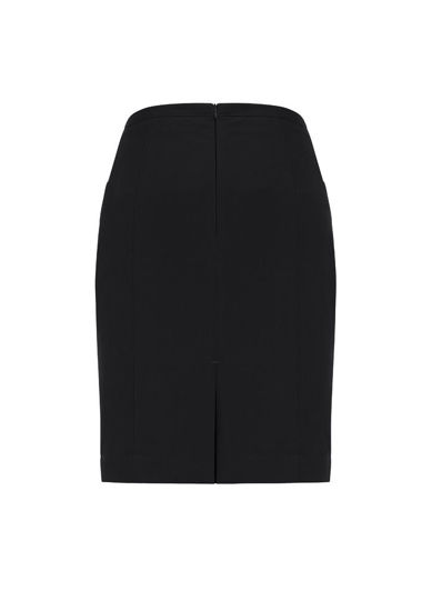 Picture of Biz Corporates Ladies Front Pleat Detail Straight Skirt 20720