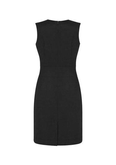 Picture of Biz Corporates Ladies Sleeveless V Neck Dress 34021