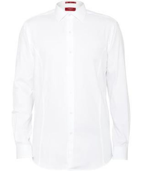 Picture of Van Hesuen 100% Cotton Mini Herringbone Slim Fit Shirt as205