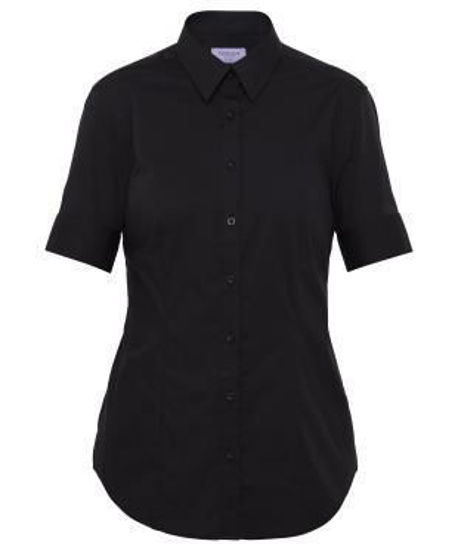 Picture of Van Hesuen Cotton Polyester Mini Herringbone Short Sleeve Classic Fit Shirt aws200