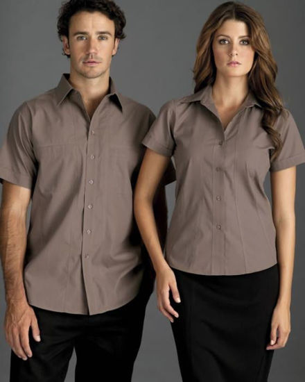 Picture of Identitee Ladies Aston S/S Shirt W15 W15