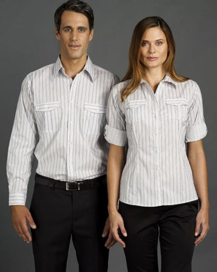 Picture of Identitee Ladies Cassidy 3/4 Shirt W31 W31