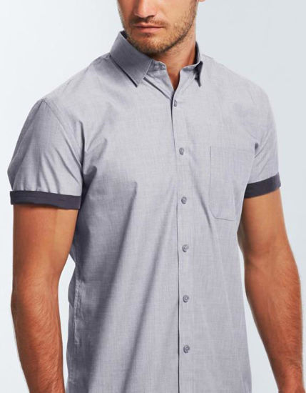 Picture of Gloweave Mens End On End S/S Hospitality Shirt 1253hs