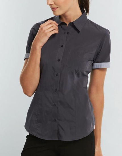 Picture of Gloweave Womens End On End S/S Hospitality Shirt 1253whs