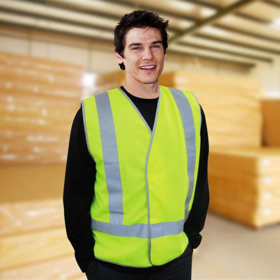 Picture of Quoz Hi-Vis Safety Vest With Reflective Tape vst-f01