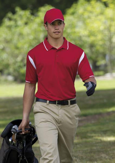 Picture of Gear For Life Dri Gear Mens Insert Polo Dgip DGIP