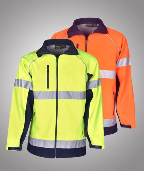 Picture of Blue Whale Hi Vis Soft Shell Jackets D/N Use J87 J87