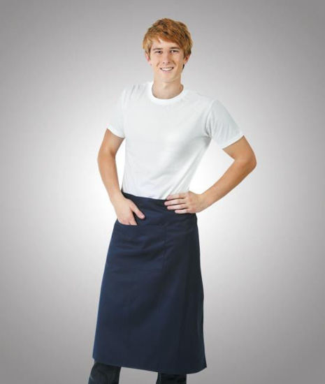 Picture of Blue Whale Long Waist Apron - A02 A02