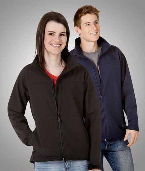 Picture of Blue Whale Mens Soft Shell Jackets J31 J31