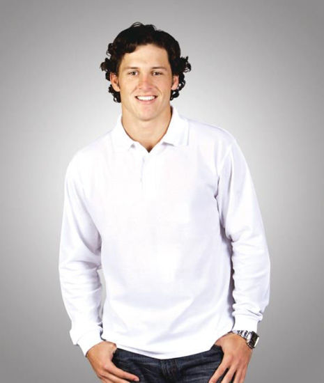 Picture of Blue Whale Premium Long Sleeve Pique Polo P11 P11