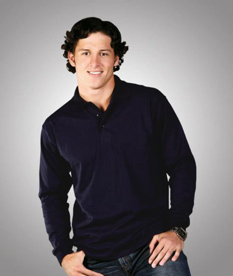 Picture of Blue Whale Premium Pre-Shrunk Cotton Polo - Long Sleeve P12 P12