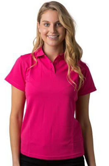 Picture of Beseen Ladies Cooldry Pique Knit Polo piranha