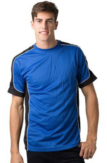 Picture of Beseen Mens Cooldry Micromesh T-Shrit With Contrast Side bst155