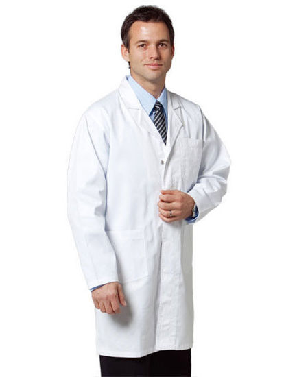 Picture of Benchmark M7632 Unisex Long Sleeve Lab Coat m7632