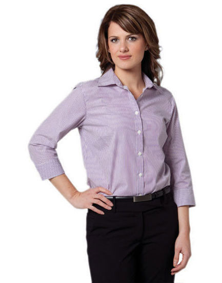 Picture of Benchmark M8233 Women'S Balance Stripe 3/4 Sleeve Shirt m8233