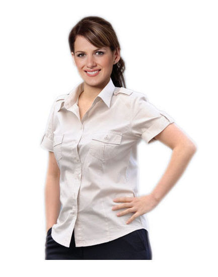 Picture of Benchmark M8911 Women'S Short Sleeve Military Shirt m8911