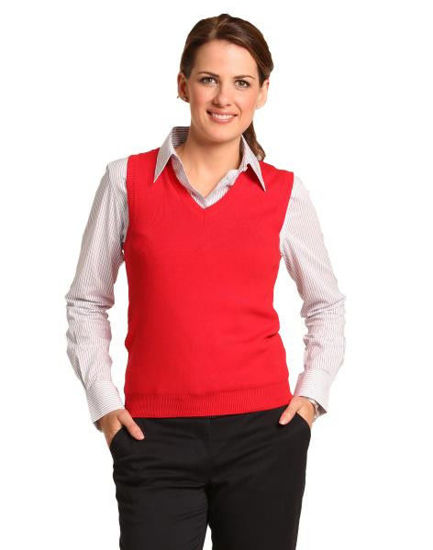 Picture of Benchmark M9601 Women'S V-Neck Vest m9601