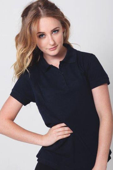 Picture of Sportage Ladies Raven Poly/Cotton Pique Knit Polo 4943