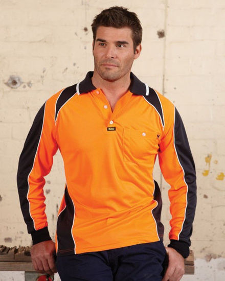 Picture of Visitec Commando Microfibre Polo L/S v2001