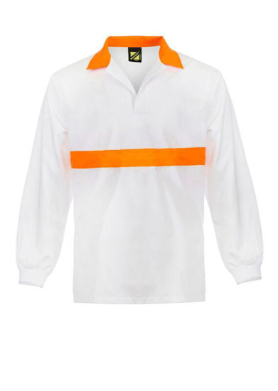 Picture of NCC Food Industry Jac Shirt With Contrast Collar And Chestband Long Sleeve WS3003