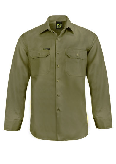 Picture of NCC Long Sleeve Cotton Drill Shirt WS3020