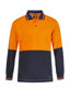 Picture of NCC Hi Vis Two Tone Long Sleeve Micromesh Polo With Pocket WSP202