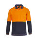 Picture of NCC Hi Vis Two Tone Long Sleeve Cotton Back Polo With Pocket WSP402