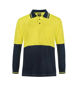 Picture of NCC Hi Vis Two Tone Long Sleeve Cotton Back Polo With Pocket WSP402