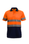 Picture of NCC Hi Vis Two Tone Short Sleeve Micromesh Polo With Pocket And Csr Reflective Tape WSP410