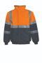 Picture of NCC Hi Vis Two Tone Waterproof Modern Bomber Jacket With H Pattern Csr Reflective Tape WW9004