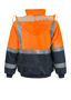 Picture of NCC Hi Vis Two Tone Waterproof Modern Bomber Jacket With H Pattern Csr Reflective Tape WW9004