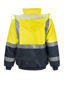 Picture of NCC Hi Vis Two Tone Waterproof Modern Bomber Jacket With H Pattern Csr Reflective Tape WW9004