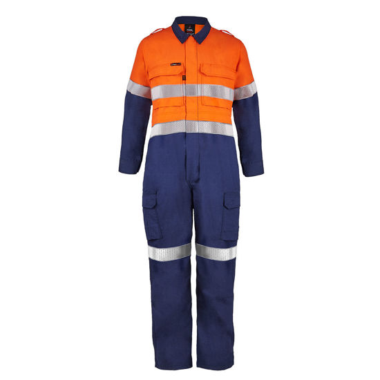 Picture of NCC Torrent Hrc2 Hi Vis Two Tone Coverall With Fr Reflective Tape FCT005