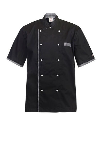 Picture of NCC Exec Chef Jacket Vent Bk Short Sleeve  CJ042