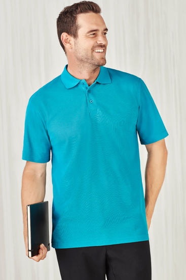 Picture of Biz Care Mens Crew Polo P400MS