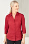 Picture of Biz Care Ladies Monaco 3/4 Sleeve Shirt S770LT