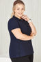 Picture of Biz Care Ladies Crew Polo P400LS