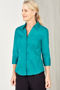 Picture of Biz Care Ladies Monaco 3/4 Sleeve Shirt S770LT