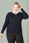 Picture of Biz Care Ladies 2-Way Zip Cardigan LC3505