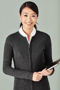 Picture of Biz Care Ladies 2-Way Zip Cardigan LC3505